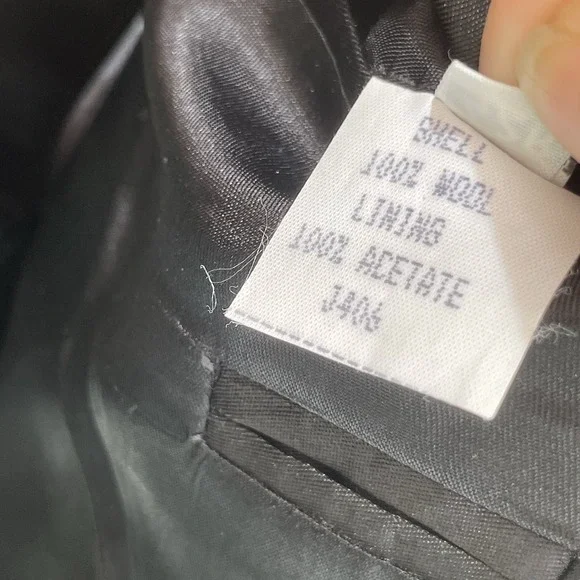 VTG Gianfranco Ruffini Italy Men's 42R Wool Houndstooth Blazer Jacket Sport Coat - Picture 10 of 13